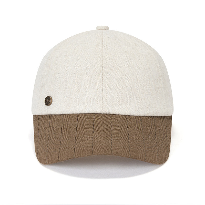 Colorblock Minimalist Sun Protection Baseball Cap