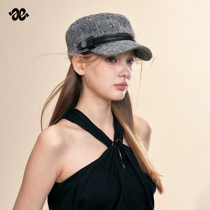 Vintage Starry Gray Equestrian Cap