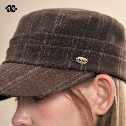 Vintage Plaid Equestrian Cap