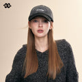 Amoge Gray Black Baseball Cap Women's 2026 New Summer Casual Fashion Sun Protection Sunshade Duck Hat