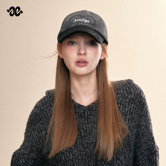 Gray Black Colorblock Sun Protection Baseball Cap
