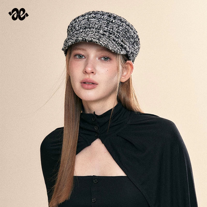 Amoge piano black knight hat women's 2026 new summer fashion design sunshade equestrian hat