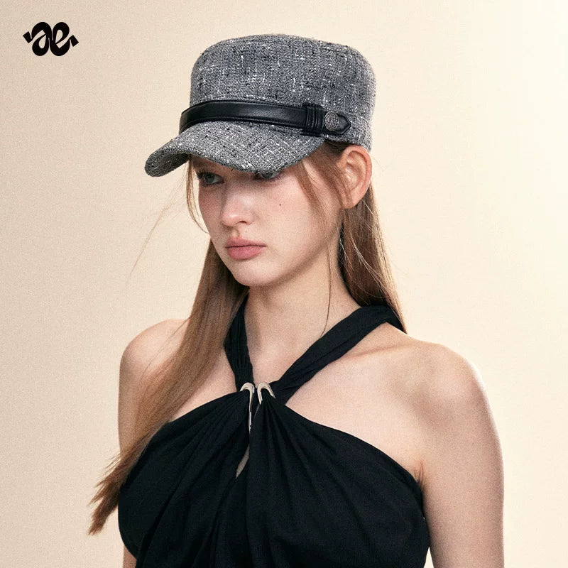 Vintage Starry Gray Equestrian Cap