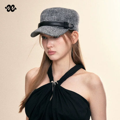 Vintage Starry Gray Equestrian Cap