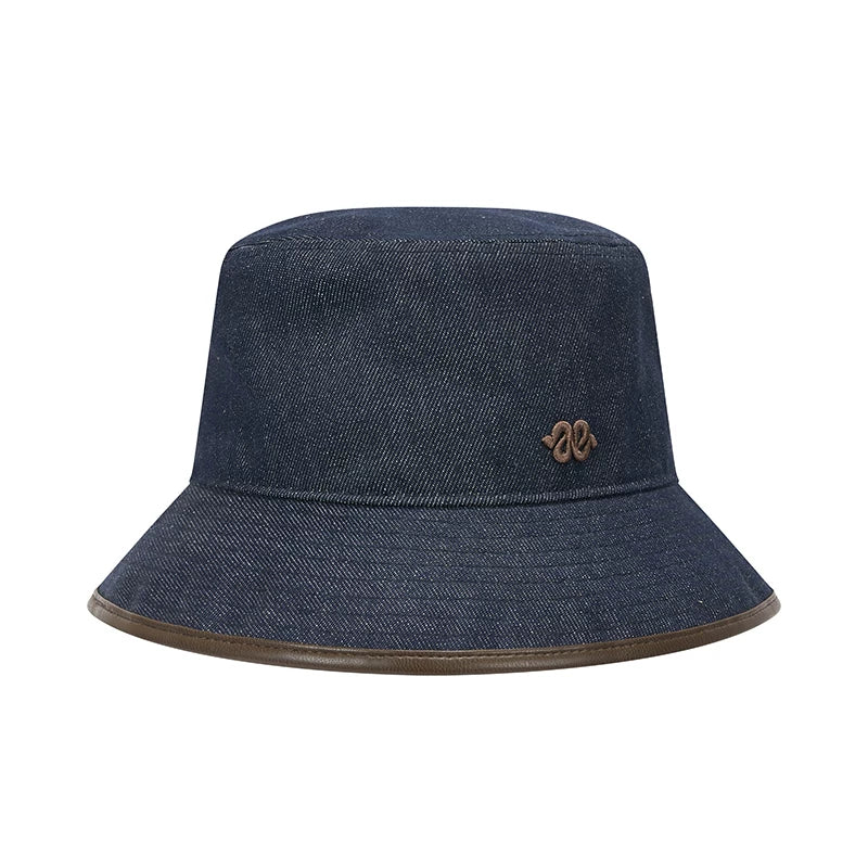 Denim Blue Sun Protection Bucket Hat