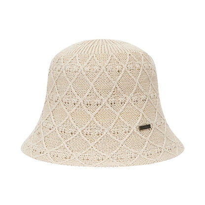 Linen Pattern Sun Protection Bucket Hat