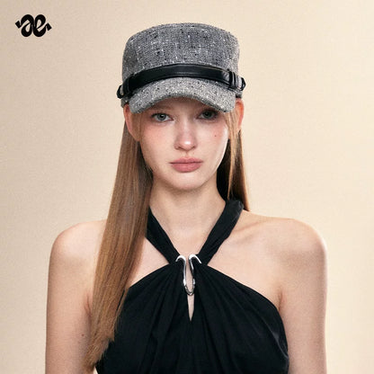 Vintage Starry Gray Equestrian Cap