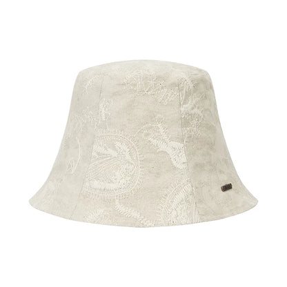 French Vintage Oatmeal Bucket Hat