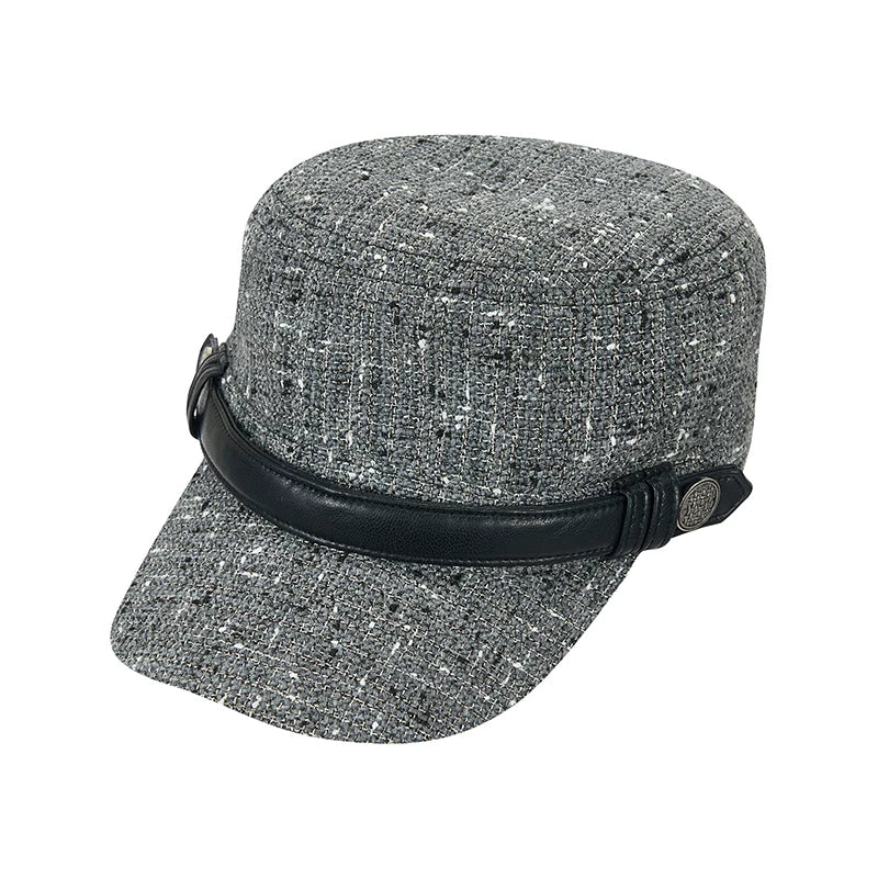 Vintage Starry Gray Equestrian Cap