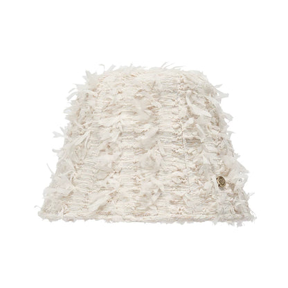 Feather Texture Sun Protection Bucket Hat